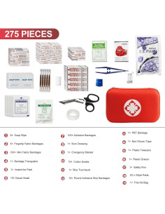 Kit de Primeros Auxilios 275 Piezas Angel Wish para Camping 2