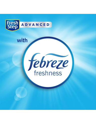 Arena para Gatos Fresh Step 16.8 kg Aglomerante Febreze Primavera