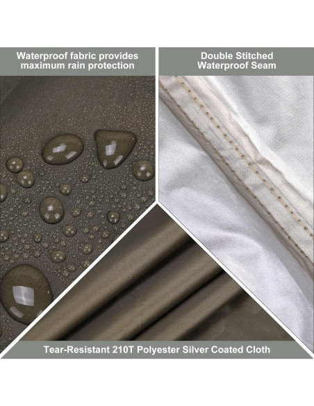 Toldo de Camping GOCAPTAIN 3.05x2.74m Impermeable UV 50+