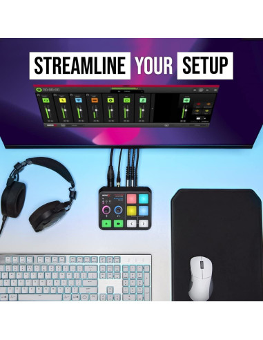 Interfaz de Audio y Captura de Video 4K RDE Streamer X