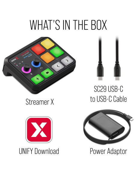 Interfaz de Audio y Captura de Video 4K RDE Streamer X