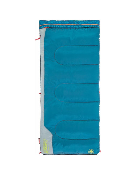 Saco de dormir Coleman para niños 10C, hasta 1.52m, verde
