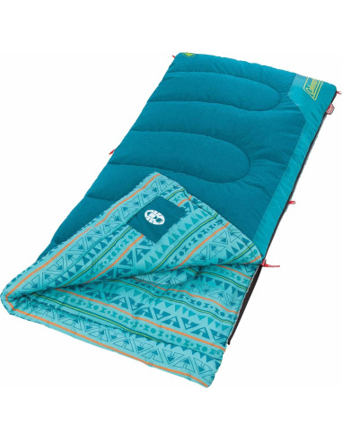 Saco de dormir Coleman para niños 10C, hasta 1.52m, verde