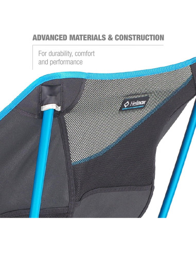 Silla de Comedor Plegable Helinox Café Negra 145 kg