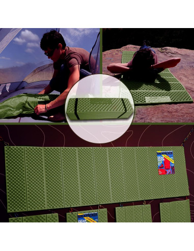 Almohadilla de Espuma Portátil AceCamp 185x55 cm Ligera