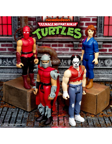 Figura de Acción Super7 TMNT Soldado Pie Color Cómic 3.75"