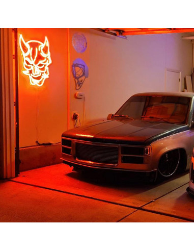 Luz de Neón Hannya GGK 30.99x42.93cm Decoración