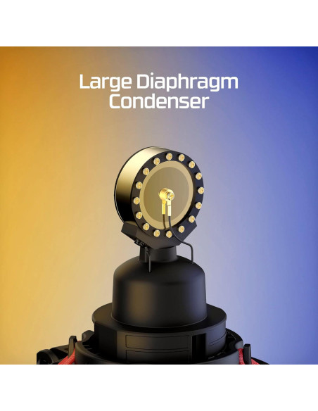 Micrófono HyperX ProCast - Condensador XLR Profesional