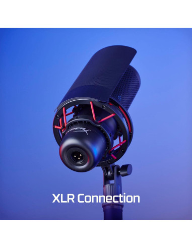 Micrófono HyperX ProCast - Condensador XLR Profesional