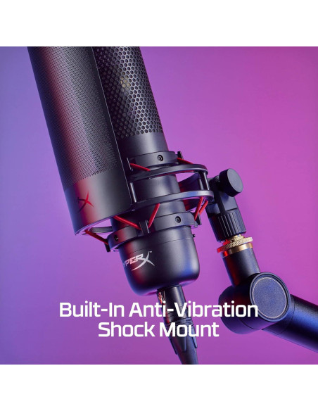 Micrófono HyperX ProCast - Condensador XLR Profesional