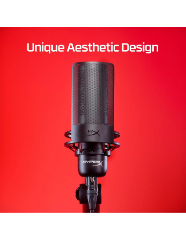 Micrófono HyperX ProCast - Condensador XLR Profesional