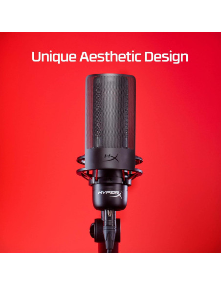 Micrófono HyperX ProCast - Condensador XLR Profesional