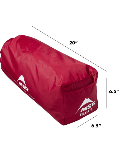 Tienda de Mochileo MSR Elixir 2 para 2 Personas Verde