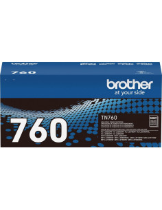 Cartucho de Tóner Negro Brother TN760 Alto Rendimiento 3000 Páginas 2