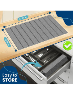 Alfombrilla de Secado de Piedra STONITE 60.9x40.6cm Gris Oscuro 2