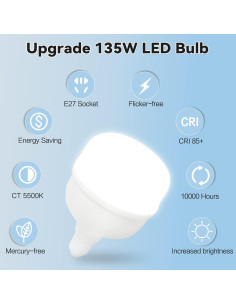 Kit de Iluminación Softbox Skytex 2Pack 28in 135W 5500K 2