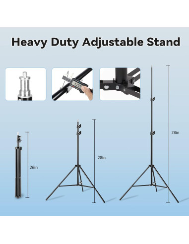 Kit de Iluminación Softbox Skytex 2Pack 28in 135W 5500K