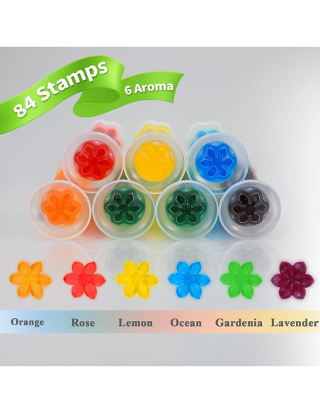 Gel de Inodoro 84 Flores | Limpiador y Ambientador 7 Fragancias