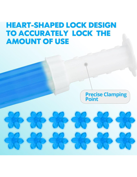 Gel de Inodoro 84 Flores | Limpiador y Ambientador 7 Fragancias