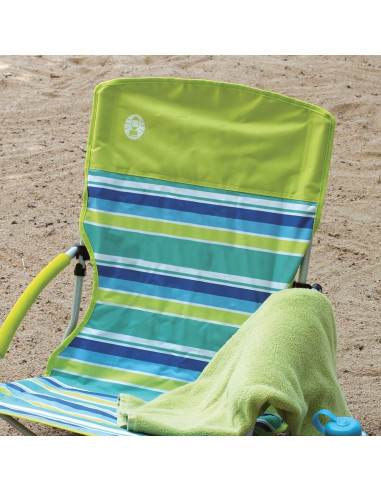 Silla de Playa Ligera Coleman Utopia Breeze Amarilla 113kg