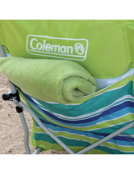 Silla de Playa Ligera Coleman Utopia Breeze Amarilla 113kg