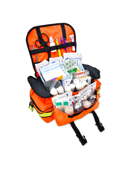 Bolsa de Trauma EMT Pequeña Lightning X Naranja 43x23x28cm