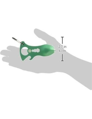 UST Spork Multi-Herramienta de Acero Inoxidable Verde