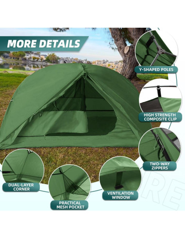 Tienda de Camping Clostnature Taurus 2 Personas Impermeable