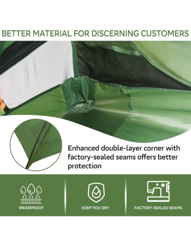 Tienda de Camping Clostnature Taurus 2 Personas Impermeable