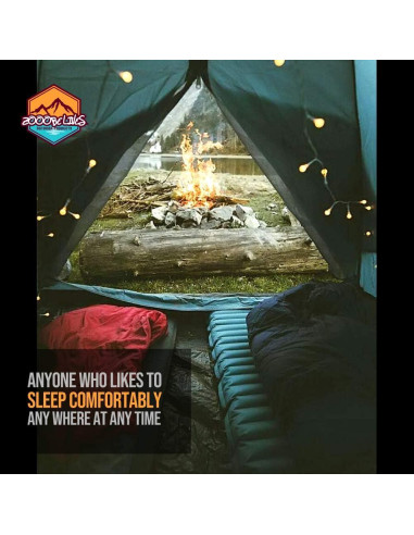 Almohadilla Inflable ZOOOBELIVES Airlive2000 10cm Grosor Azul