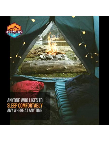 Almohadilla Inflable ZOOOBELIVES Airlive2000 10cm Grosor Azul