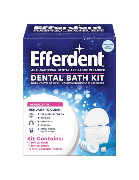Tabletas Limpiadoras de Retenedores Efferdent - 4 Tabletas