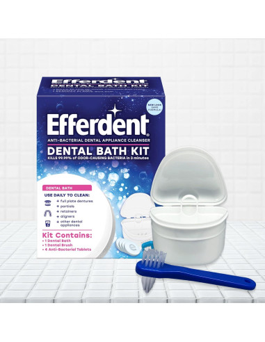 Tabletas Limpiadoras de Retenedores Efferdent - 4 Tabletas