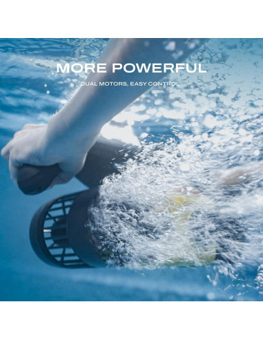 Scooter Acuático LEFEET C1 Amarillo IPX8 30m 60min Batería