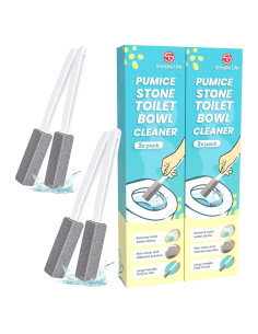 Limpiador de Inodoro de Piedra Pómez Simple Life - Paquete de 4