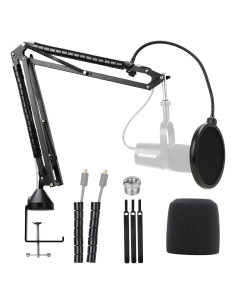 Soporte de Micrófono YOUSHARES MV7 con Filtro Antipop y Paraviento