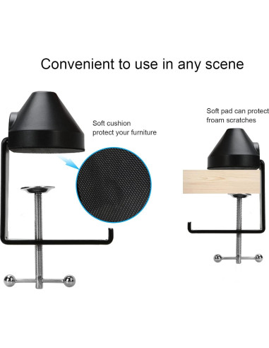 Soporte de Micrófono YOUSHARES MV7 con Filtro Antipop y Paraviento