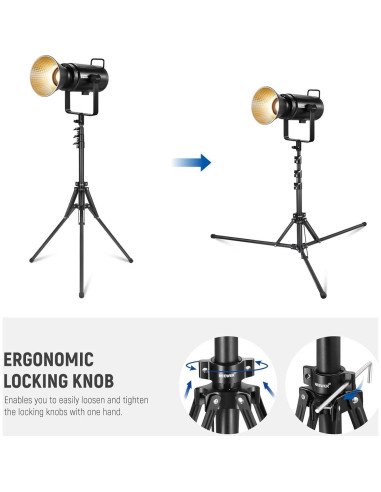 Soporte de Luz NEEWER ST178R Plegable 70" Negro