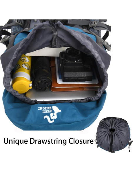 Mochila de Senderismo Bseash 60L Impermeable Verde Militar