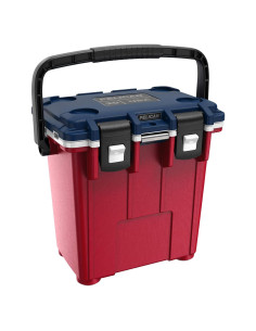Enfriador Pelican Elite 20QT Rojo-Azul-Blanco 20L