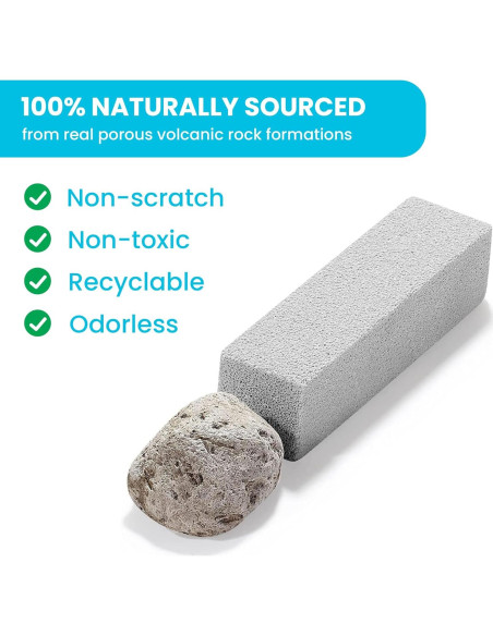 Limpiador de Inodoro de Piedra Pómez Simple Life - Paquete de 4