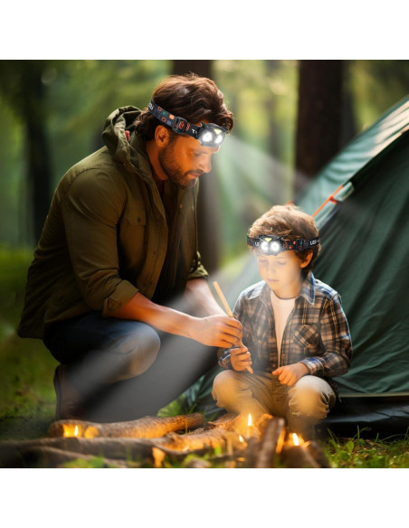 Paquete de 2 Linternas LED PINSAI para Niños y Adultos