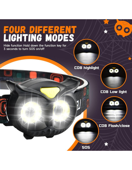 Paquete de 2 Linternas LED PINSAI para Niños y Adultos