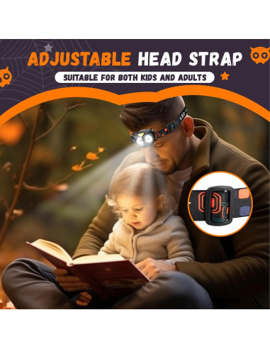 Paquete de 2 Linternas LED PINSAI para Niños y Adultos