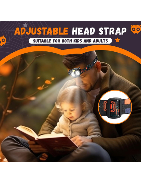 Paquete de 2 Linternas LED PINSAI para Niños y Adultos