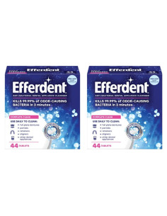 Tabletas Limpiadoras de Dentaduras Efferdent 44 Unidades