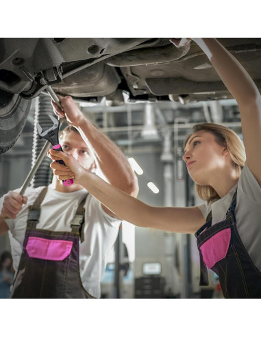 Llave Ajustable DURATECH 20 cm Boca Ancha Acero CR-V Ergonómica