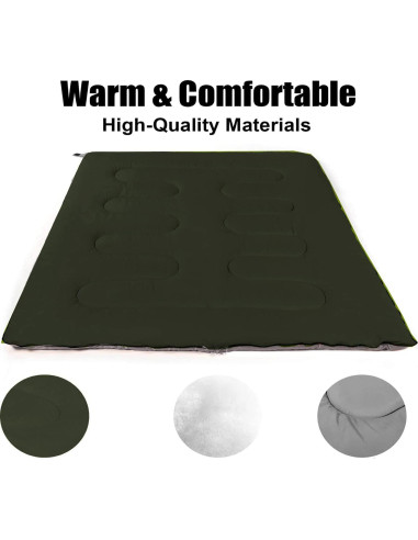 Saco de Dormir Trail Maker 4 Estaciones Negro 180x76 cm