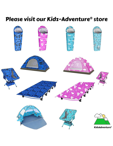 Saco de Dormir ANJ Outdoors Momia 4 Estaciones Niños Aqua
