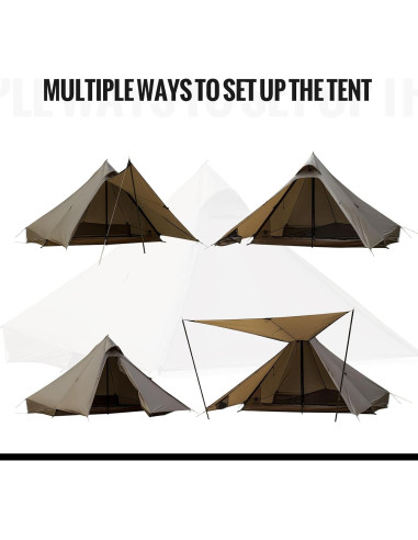 Tienda Ultraligera OneTigris Tetra 1-2 Personas Impermeable